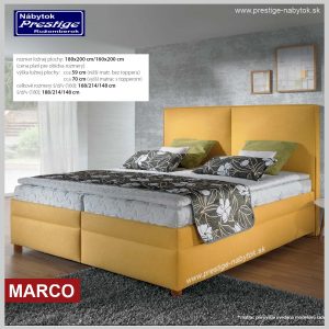 Marco posteľ rozmery