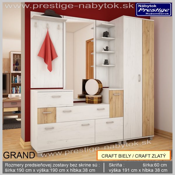 Predsieň Grand Craft biely