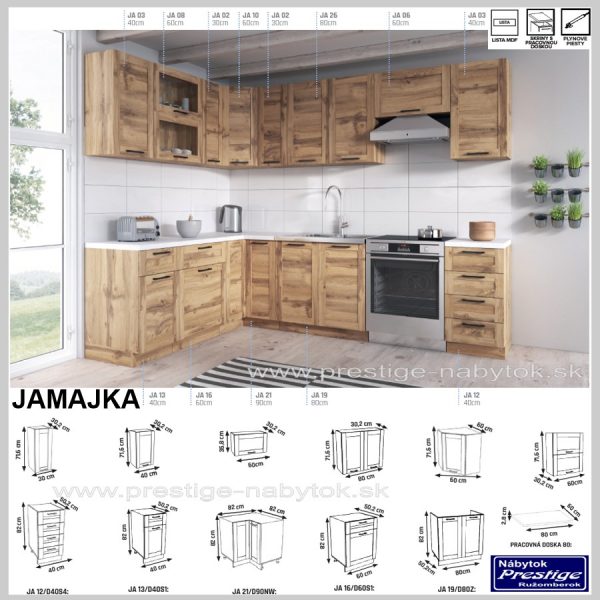 Kuchyňa JAMAIKA sektor