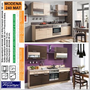 Modena 240 kuchyňa Rijeka svetlá a tmavá