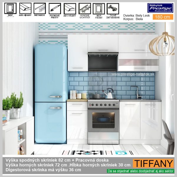 Tiffany 180 kuchyňa biela
