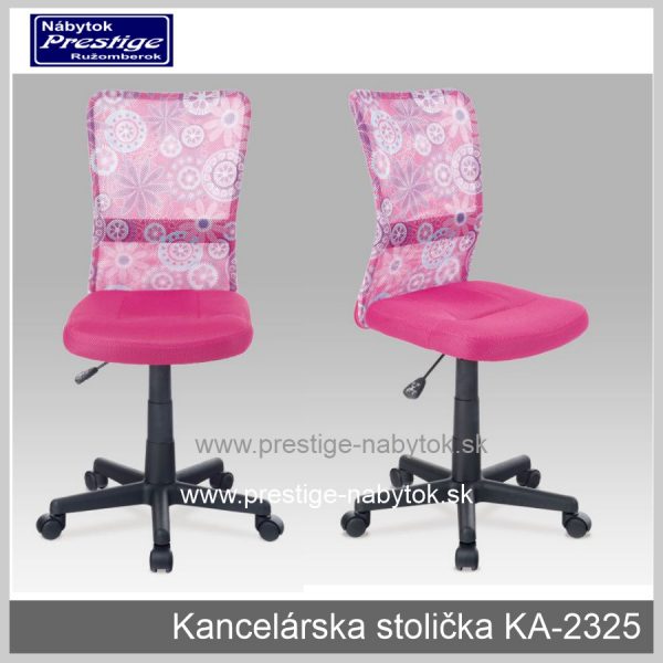 Kancelárska stolička KA 2325 Pink