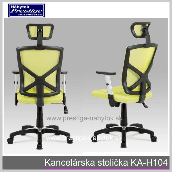 Kancelárska stolička KA H104 zelená
