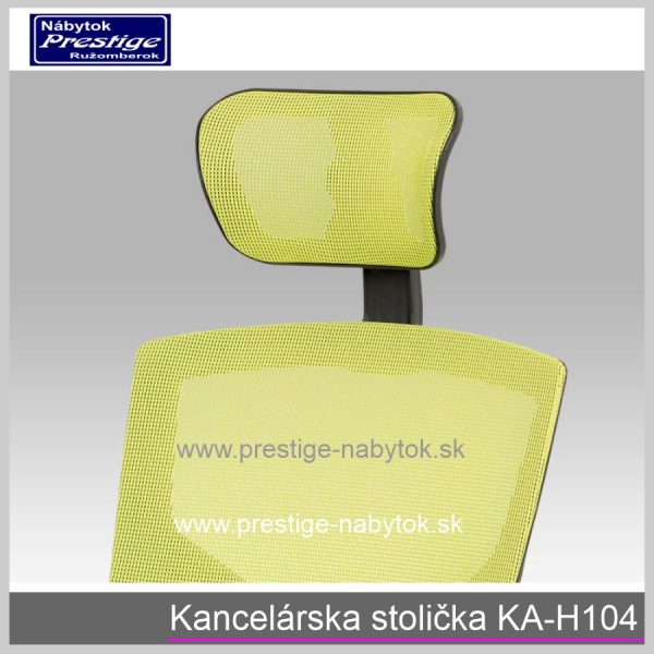 Kancelárska stolička KA H104 zelená detail 3