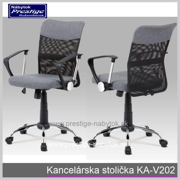 Kancelárska stolička KA-V202 čierna