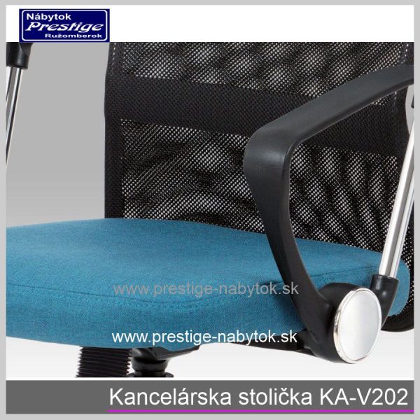 Kancelárska stolička KA-V202 modrá detail 2
