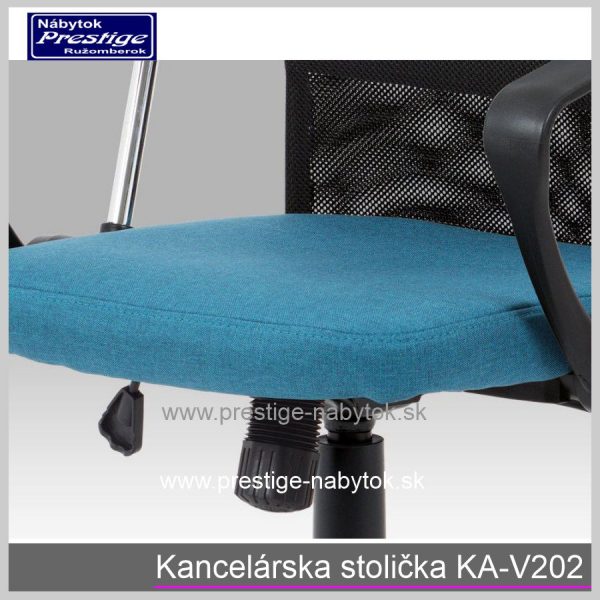 Kancelárska stolička KA-V202 modrá detail 3
