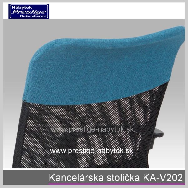 Kancelárska stolička KA-V202 modrá detail 4