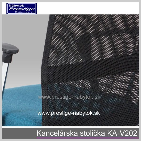 Kancelárska stolička KA-V202 modrá detail 5