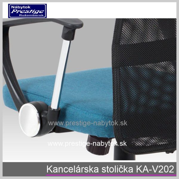 Kancelárska stolička KA-V202 modrá detail 6
