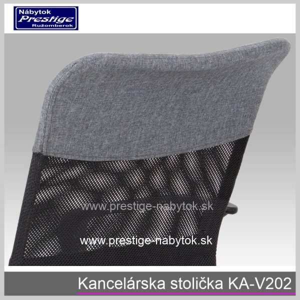 Kancelárska stolička KA-V202 sivá detail 4