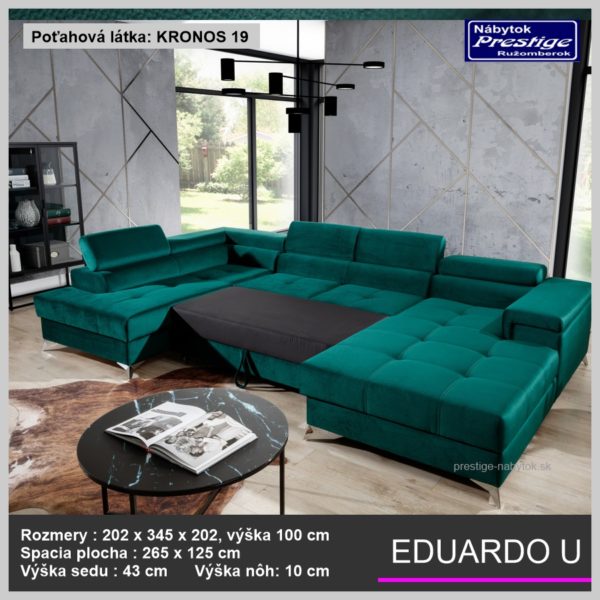 Eduardo sedačka U zelená 02