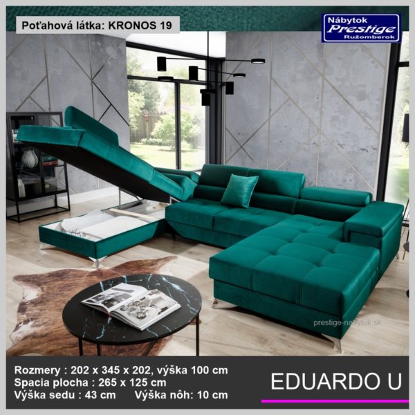 Eduardo sedačka U zelená 03