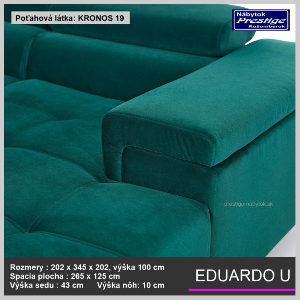 Eduardo sedačka U zelená 06