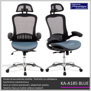 KA-A185 BLUE kancelárska stolička