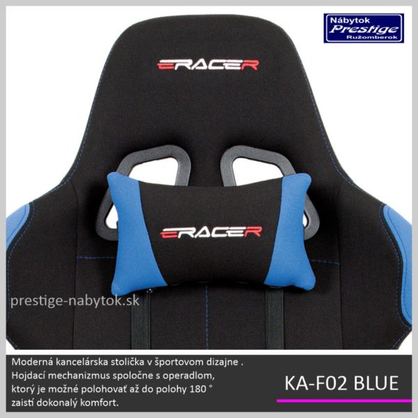 KA-F02 BLUE kancelárska stolička Detail 02