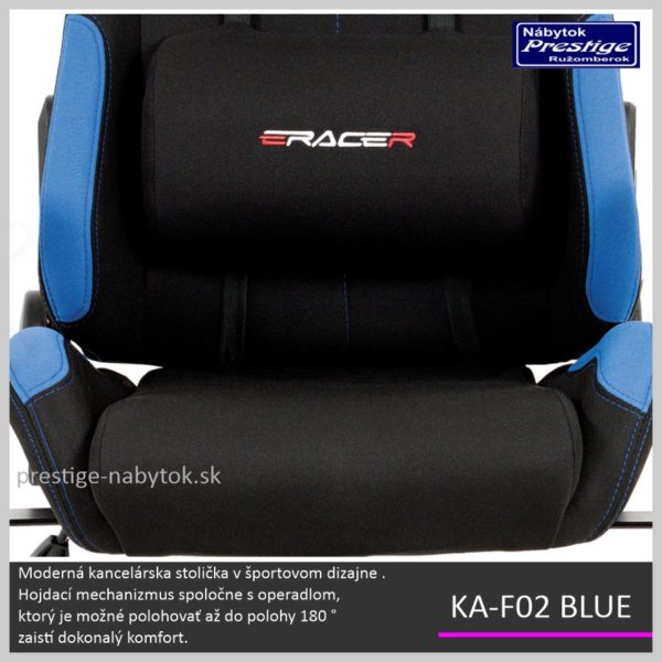 KA-F02 BLUE kancelárska stolička Detail 05