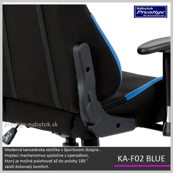 KA-F02 BLUE kancelárska stolička Detail 06
