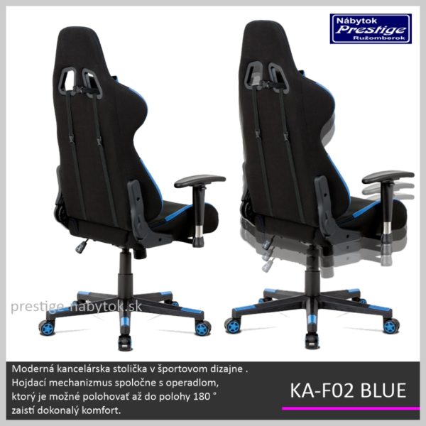 KA-F02 BLUE kancelárske kreslo 03