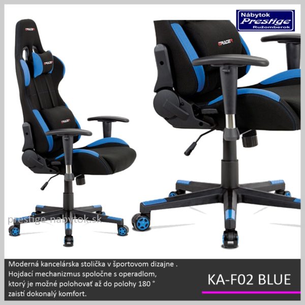 KA-F02 BLUE kancelárske kreslo 07