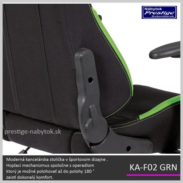 KA-F02 GRN kancelárska stolička Detail 05