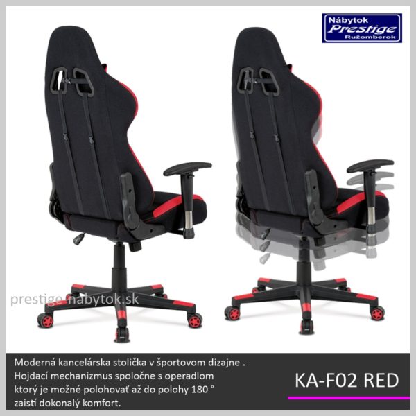 KA-F02 RED kancelárske kreslo 02