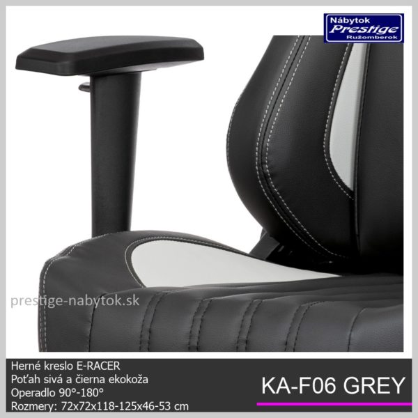 KA F06 Grey kancelárska stolička detail 03