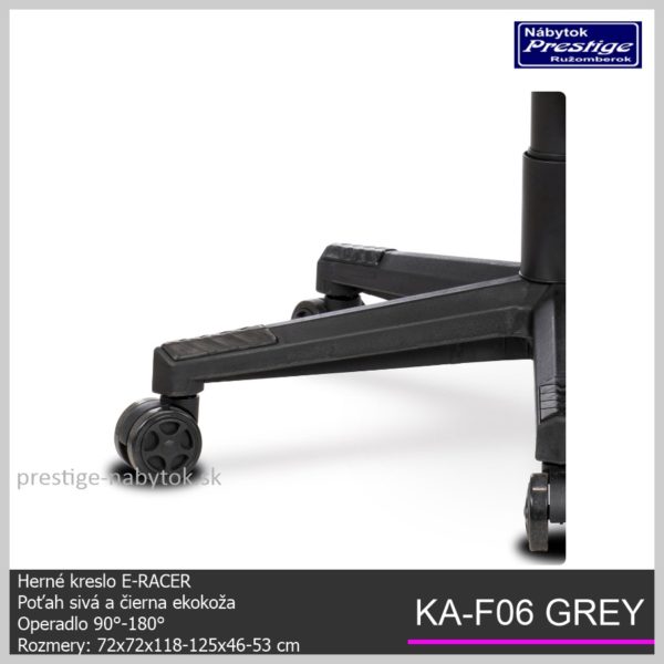 KA F06 Grey kancelárska stolička detail 07