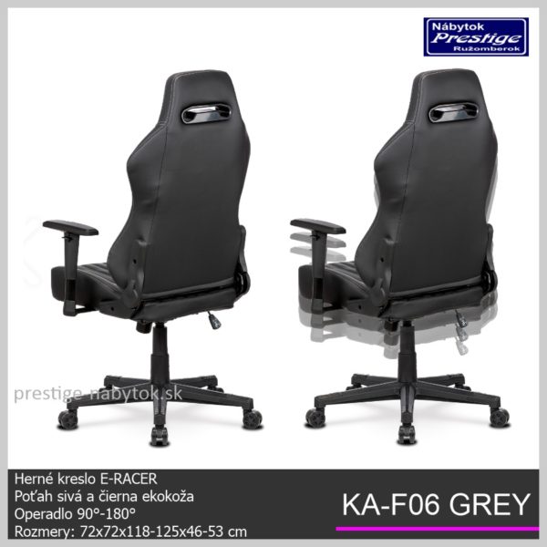 KA F06 Grey kancelárske kreslo 04