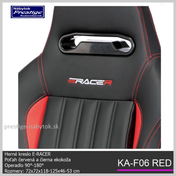 KA-F06 RED kancelárska stolička detail 01