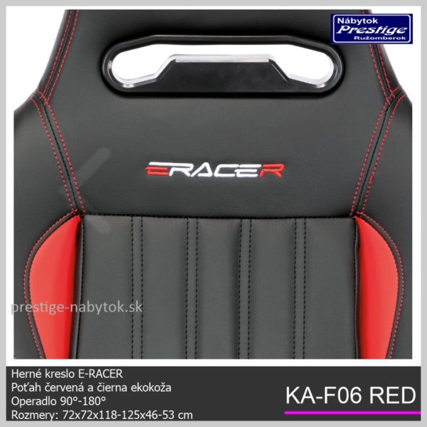 KA-F06 RED kancelárska stolička detail 04