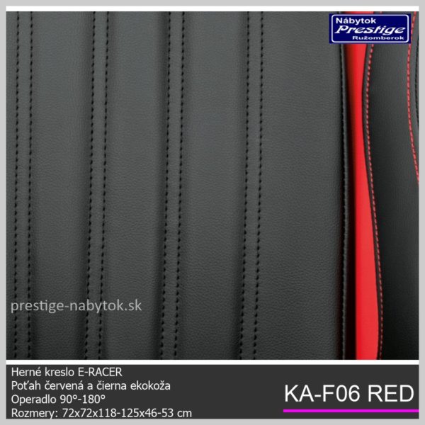 KA-F06 RED kancelárska stolička detail 05
