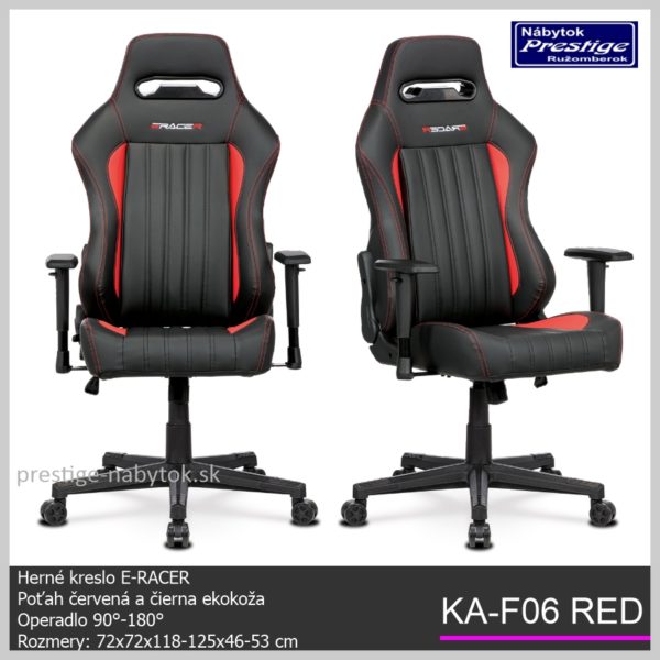 KA-F06 RED kancelárske kreslo 01