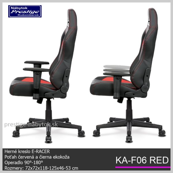 KA-F06 RED kancelárske kreslo 02