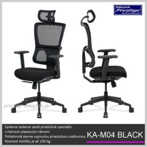KA-M04 BK kancelárska stolička