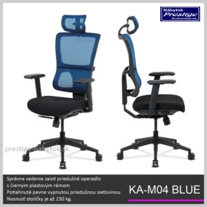 KA-M04 Blue kancelárska stolička