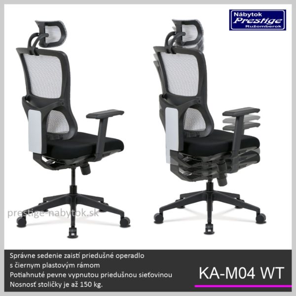 KA-M04 WT kancelárska stolička 02
