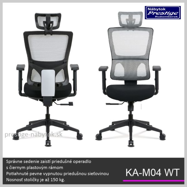 KA-M04 WT kancelárska stolička 05