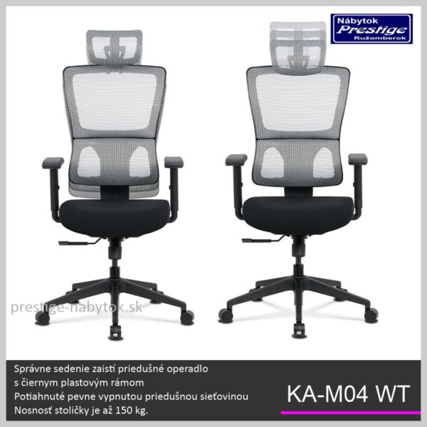 KA-M04 WT kancelárska stolička 06