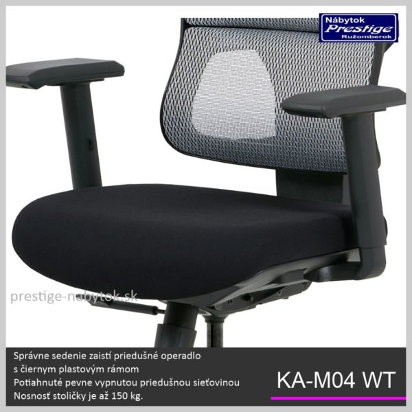 KA-M04 WT kancelárska stolička Detail 02