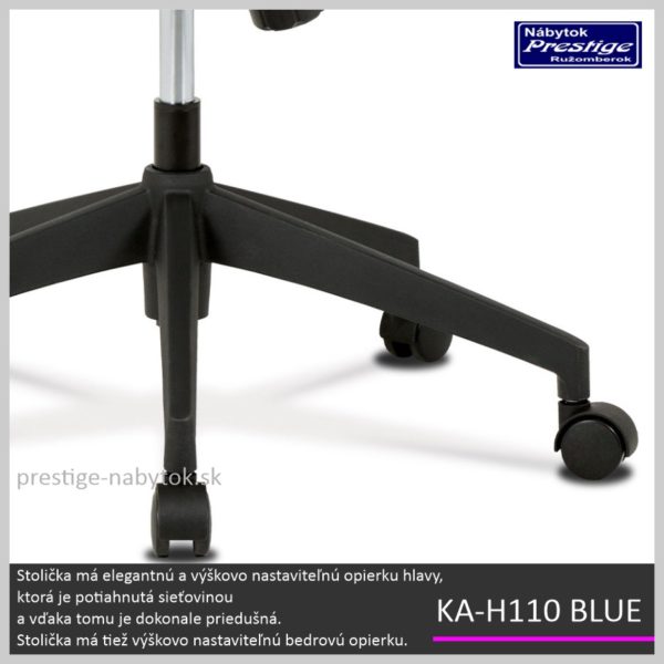 KA-H110 BLUE kancelárska stolička Detail 05