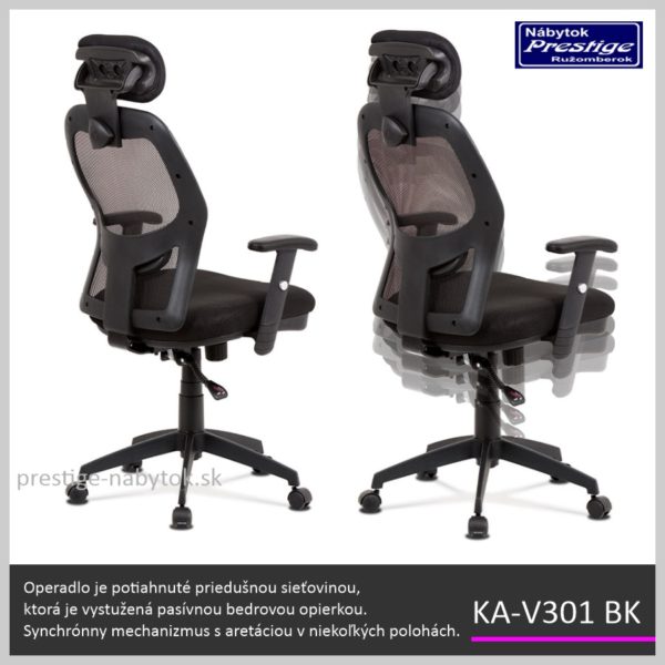 KA-V301 BK kancelárska stolička 02