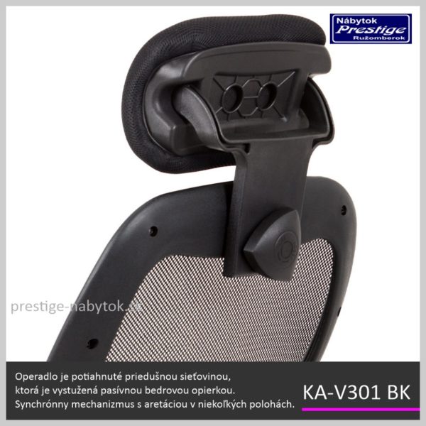 KA-V301 BK kancelárska stolička Detail 02
