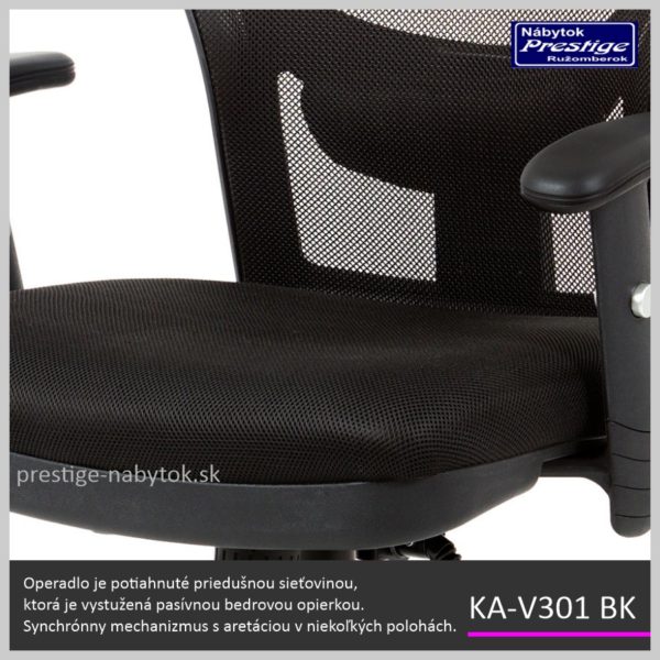 KA-V301 BK kancelárska stolička Detail 03