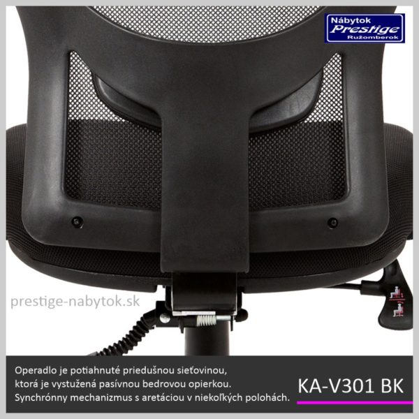 KA-V301 BK kancelárska stolička Detail 05