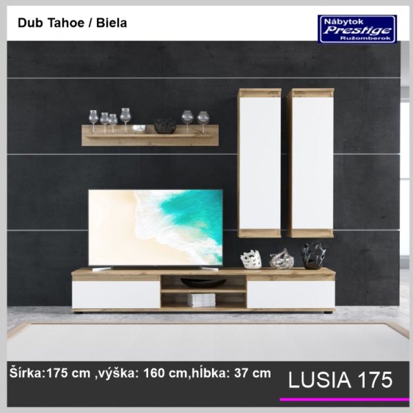 Lusia obývačka Dub Tahoe / Biela